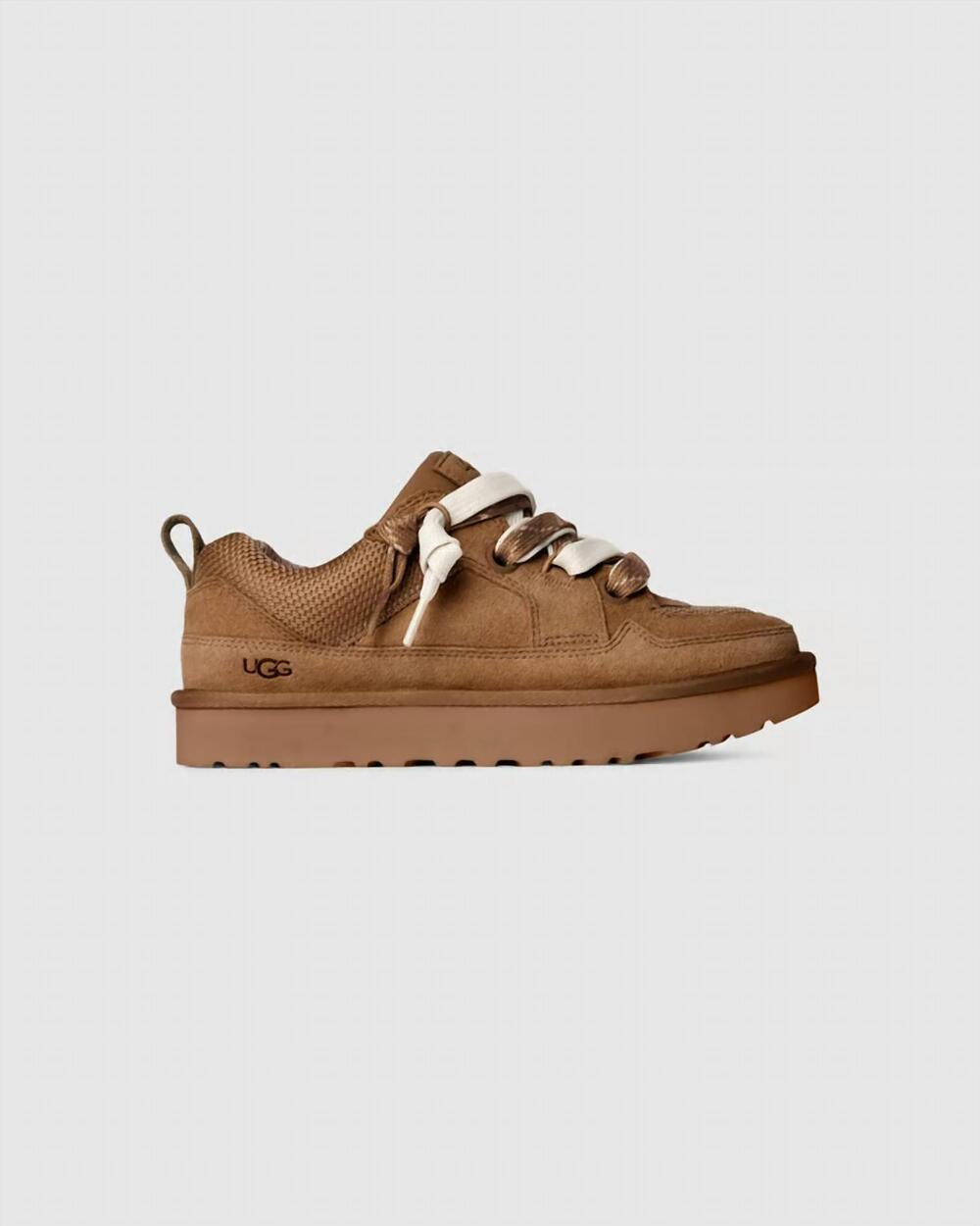 NEW UGG women's lo lowmel sneakers in chestnut